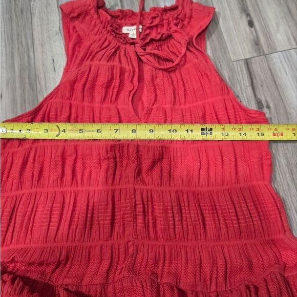 Max studio tiered sleeveless dress sz small - Picture 6 of 8